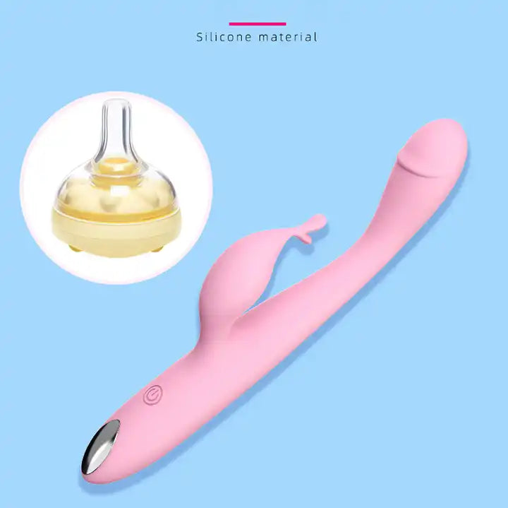 Vibrador doble punto G conejo recargable / Sherry