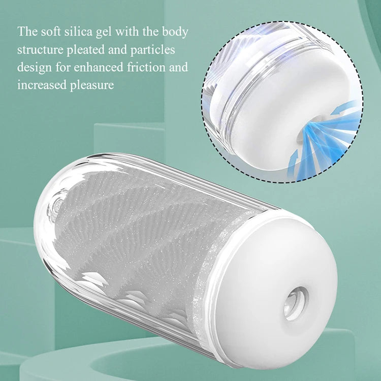 Masturbador masculino con valvula apretador