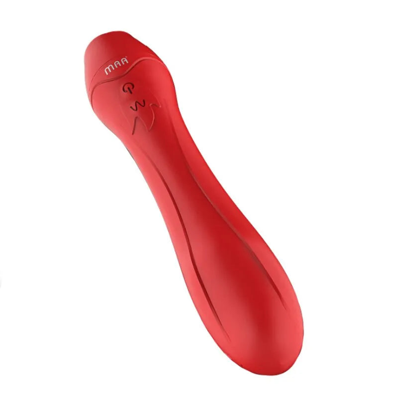 Vibrador punto G rosa con calentador