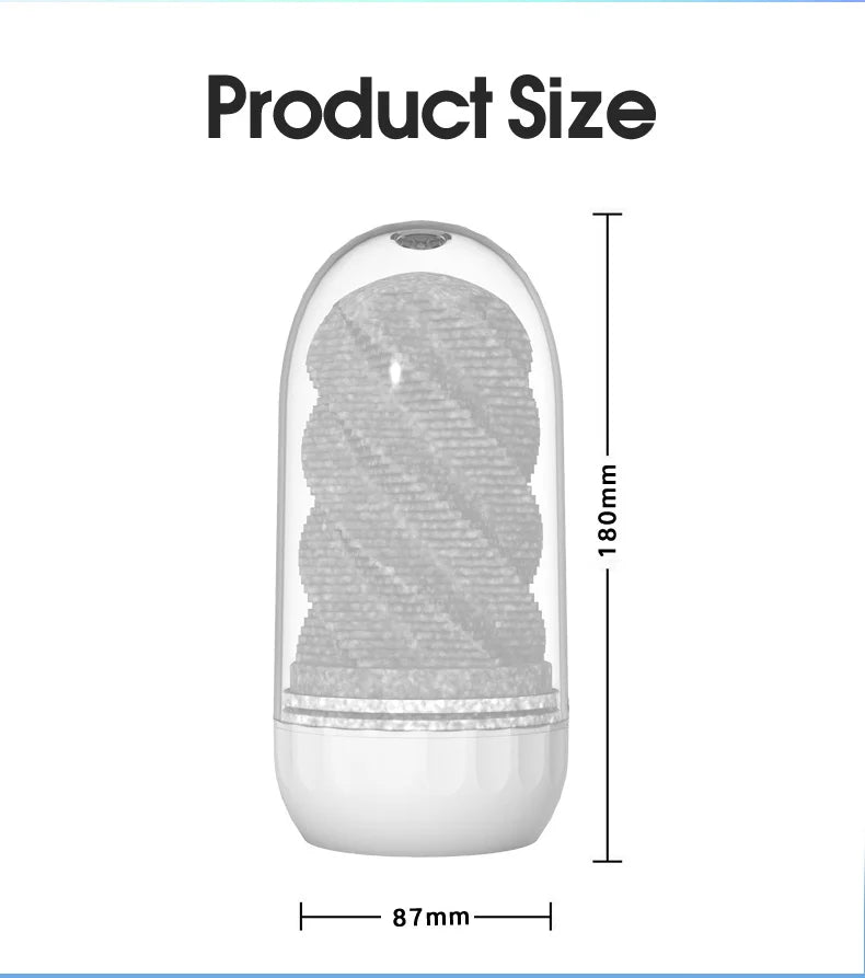 Masturbador masculino con valvula apretador