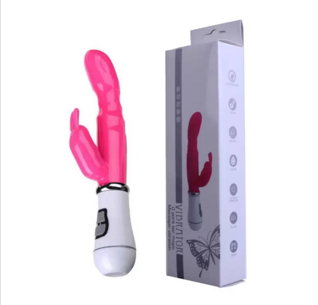 Vibrador punto G conejo a pilas