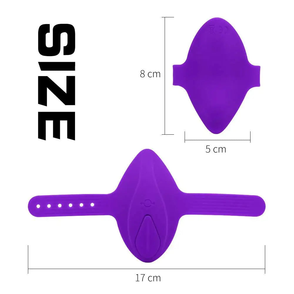 Vibrador de dedos usable con control remoto
