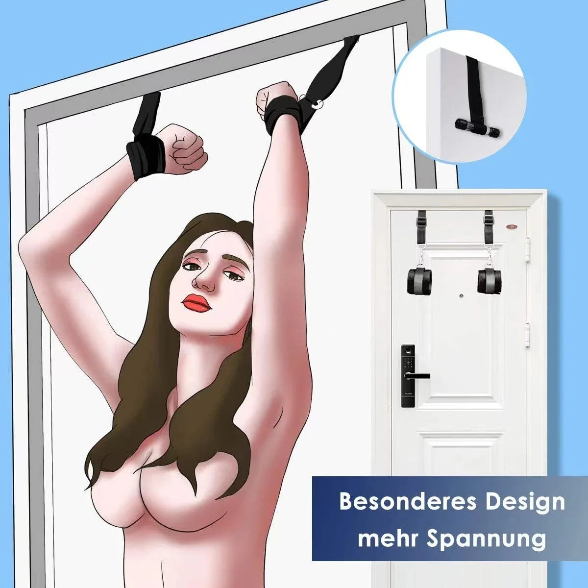 Set BDSM inmovilizador manos y piernas