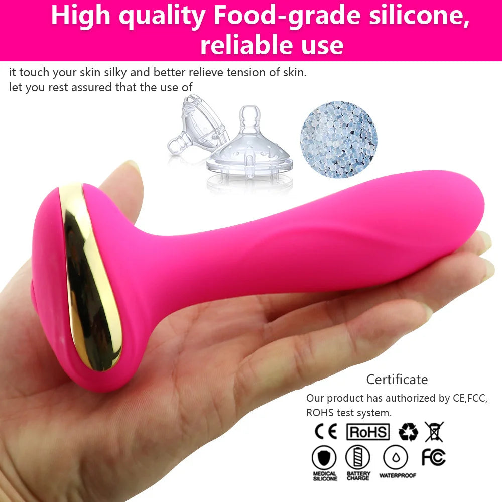 Vibrador estimulador anal flexible