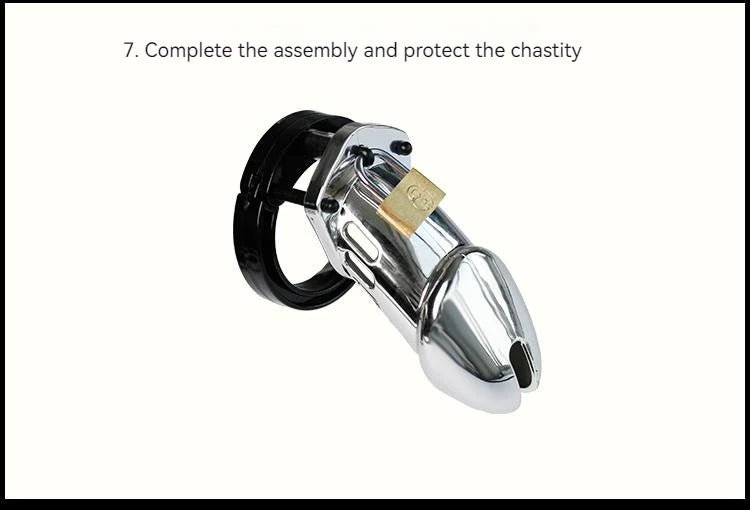 Dispositivo de castidad con llave para pene