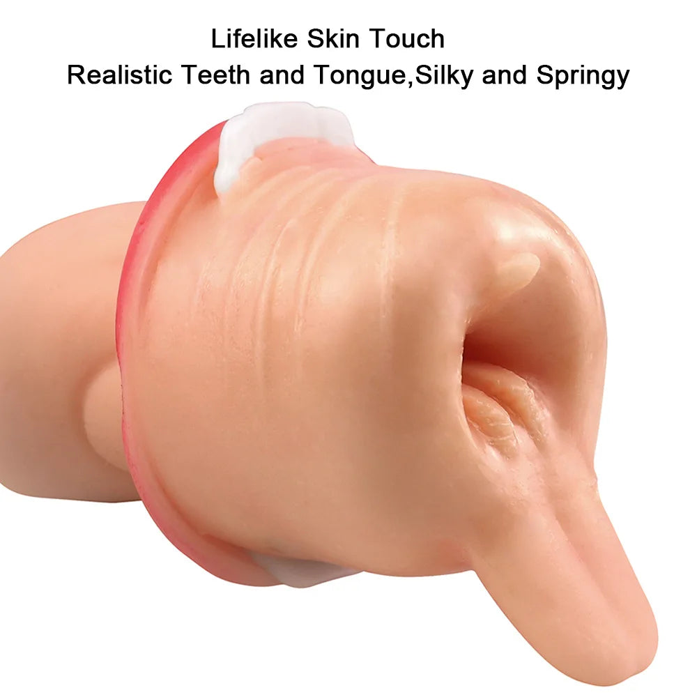 Masturbador oral y vaginal realista