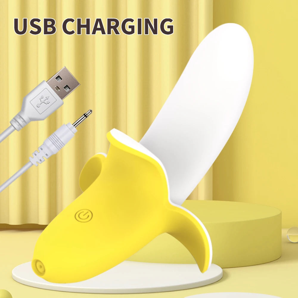 Vibrador punto G platano