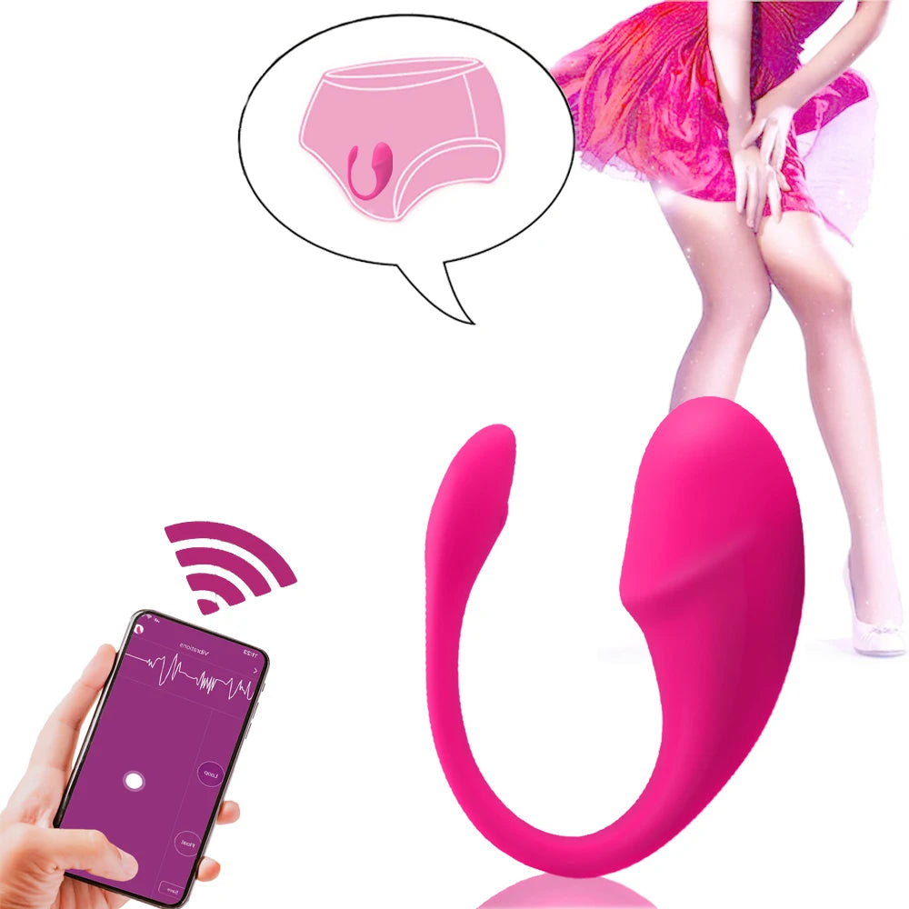 Vibrador ballena para parejas con aplicacion