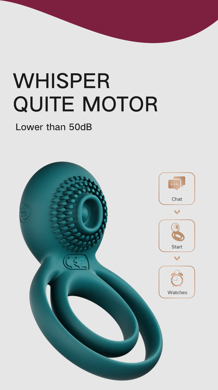 Tammy Anillo Vibrador para pene recargable