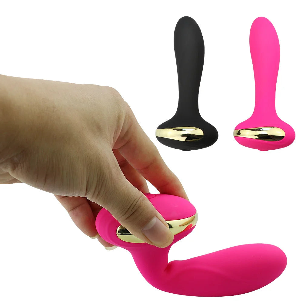 Vibrador estimulador anal flexible