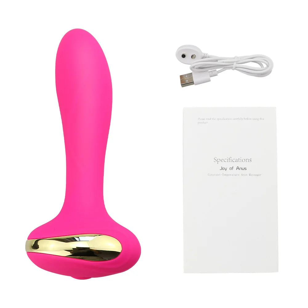 Vibrador estimulador anal flexible