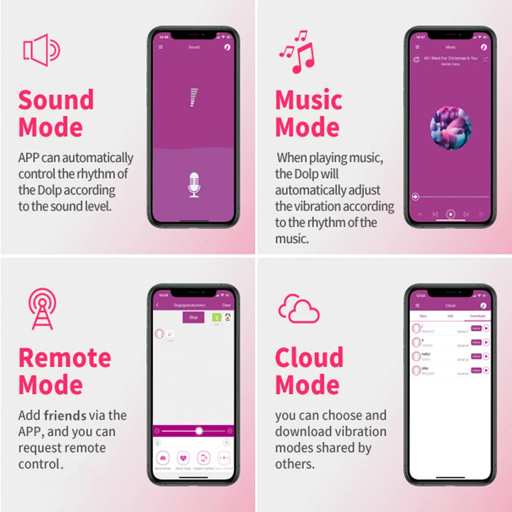 Vibrador ballena para parejas con aplicacion