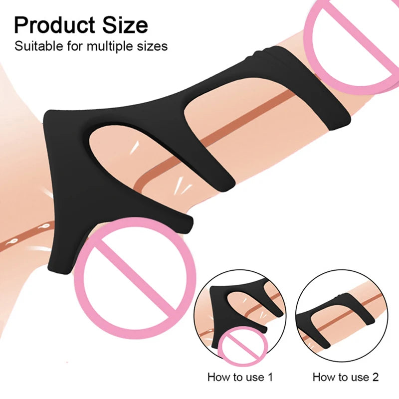 Anillo erector para pene y testiculos