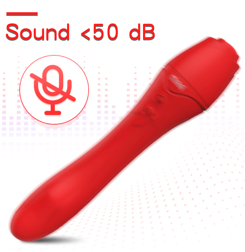 Vibrador punto G rosa con calentador