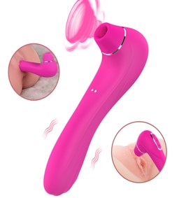 Vibrador succionador clitoris recargable