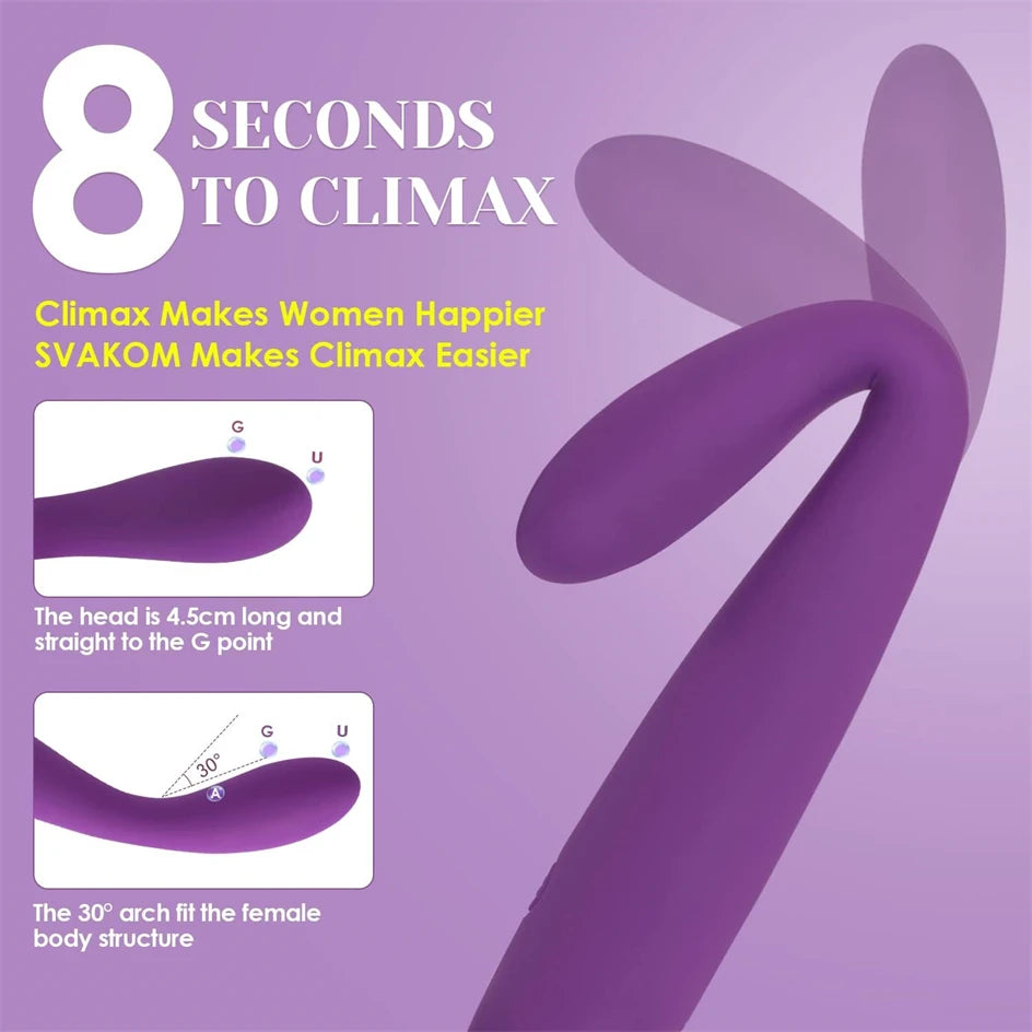 Cici Vibrador Recargable Punto G flexible