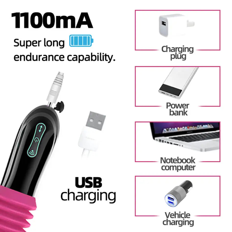 Maquina vibrador con empuje telescopico