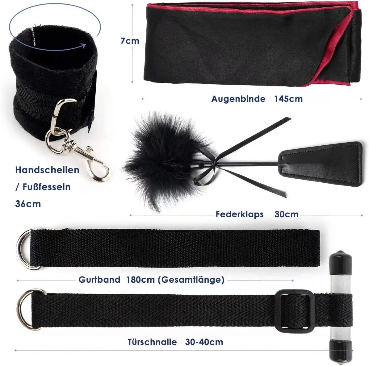 Set BDSM inmovilizador manos y piernas