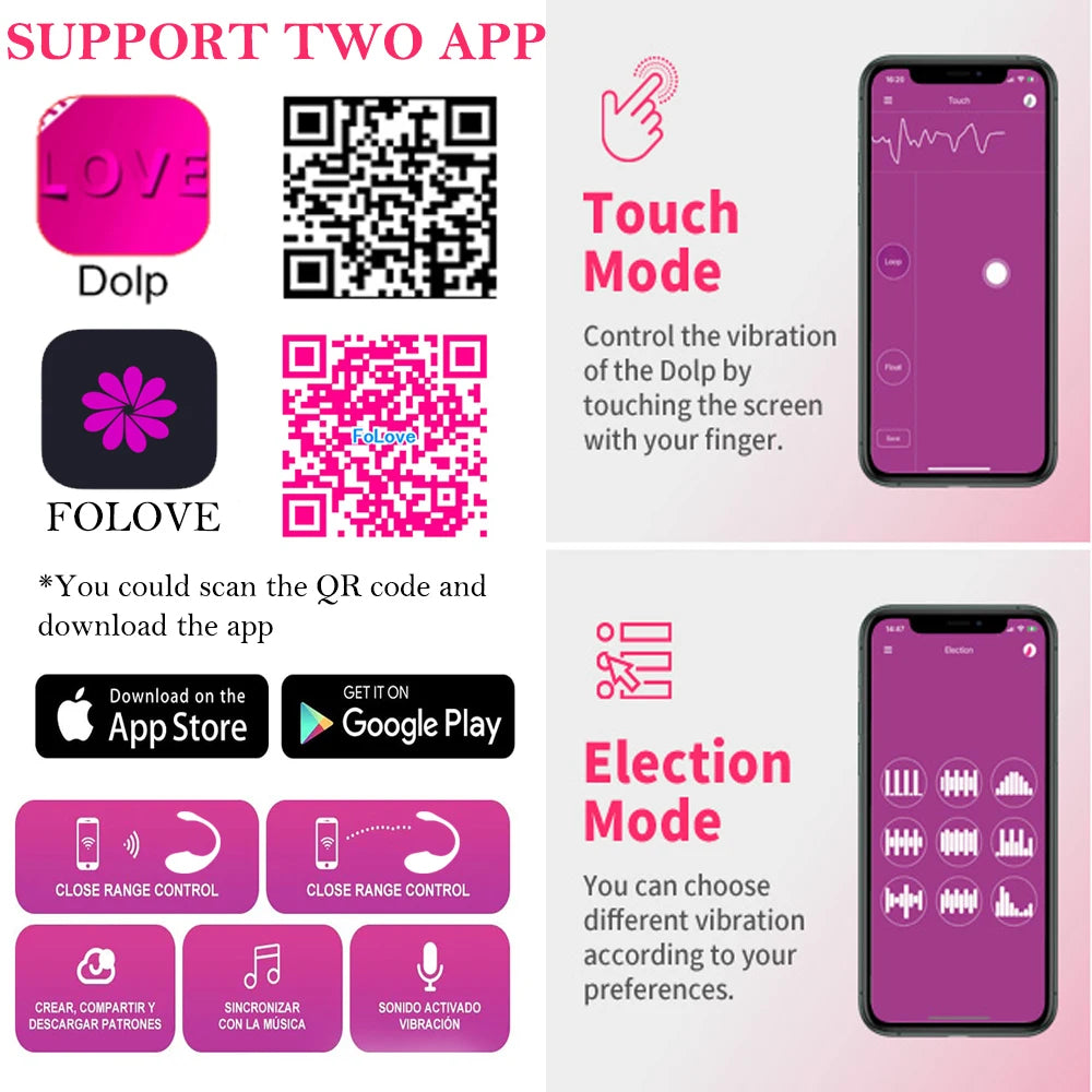 Vibrador ballena para parejas con aplicacion