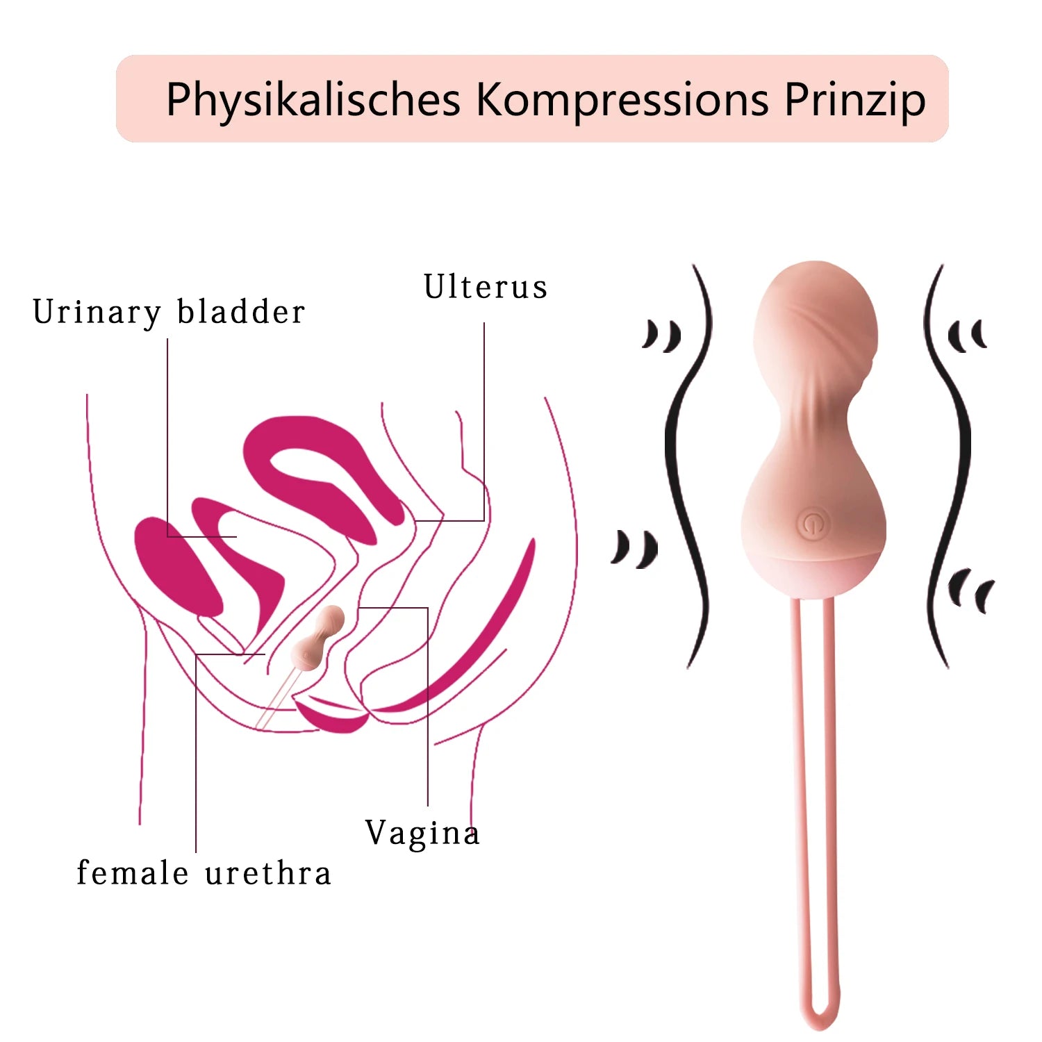 Kit 3 niveles bolas kegel + 1 bola kegel vibrador con control remoto