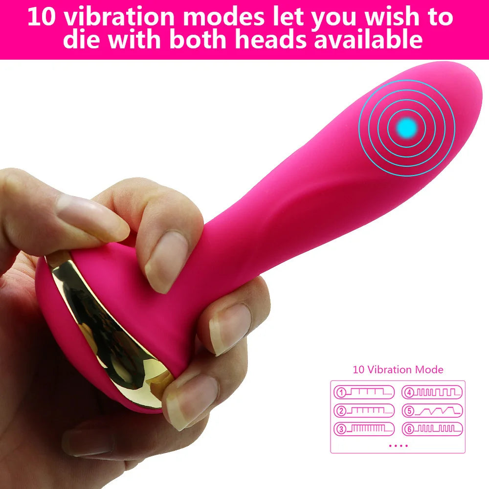 Vibrador estimulador anal flexible