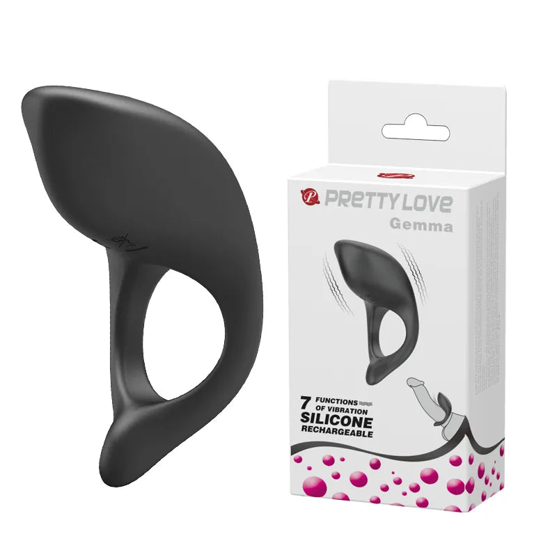 Anillo vibrador con estimulador clitoris / Gemma