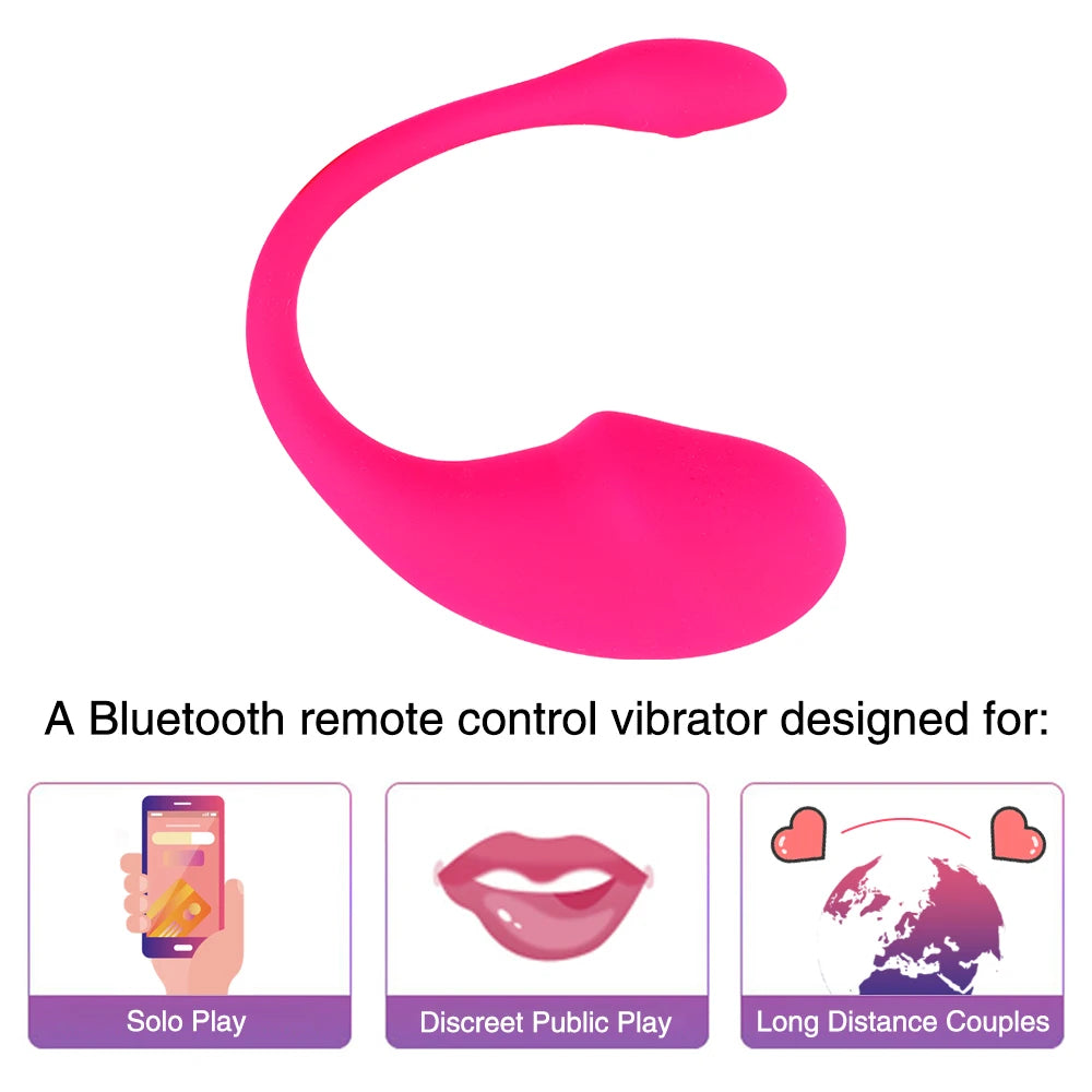 Vibrador ballena para parejas con aplicacion