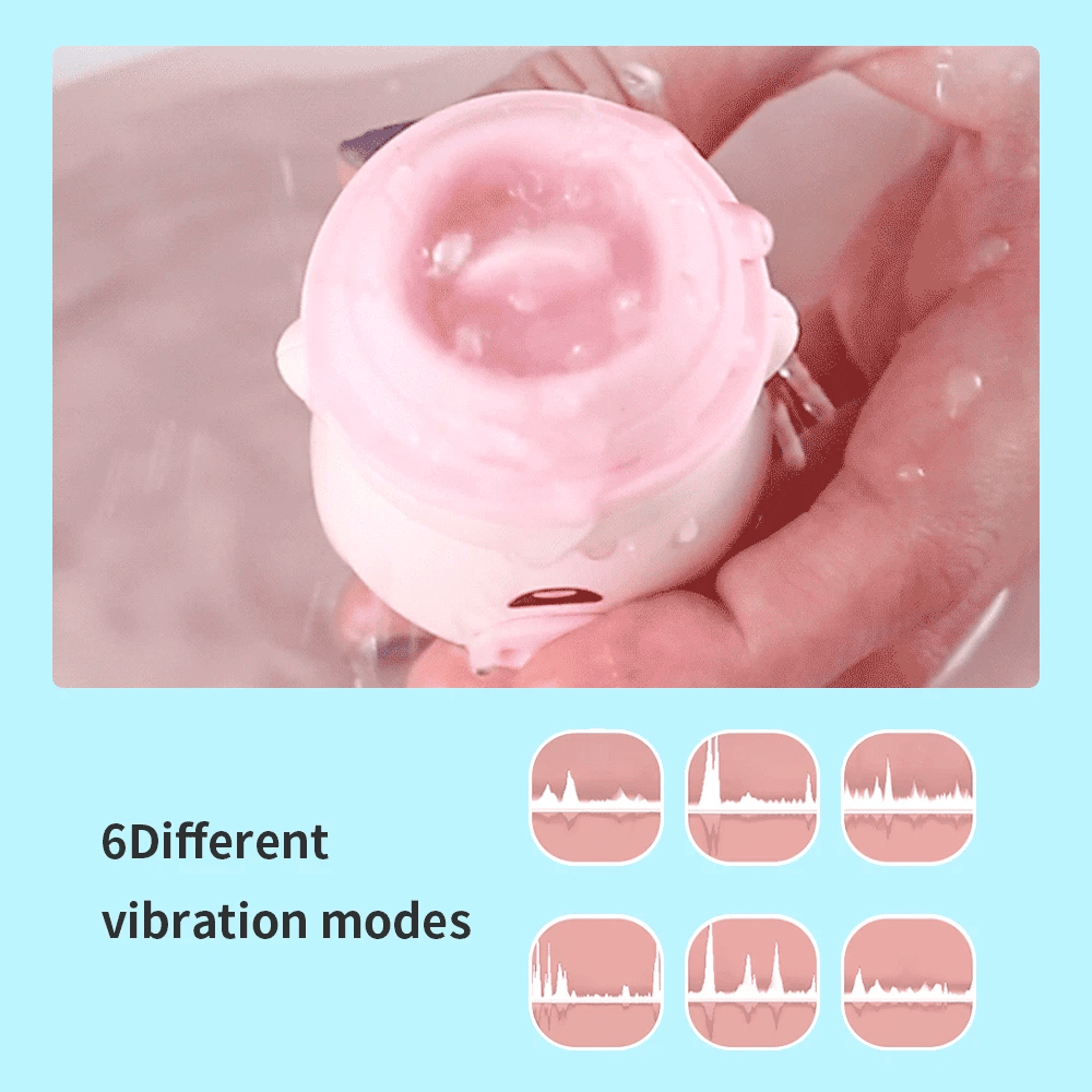 Estimulador chanchito con lengua para clitoris y pezones