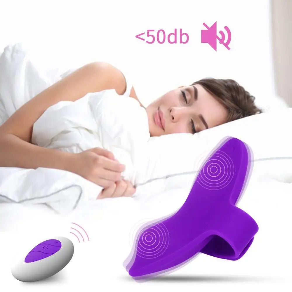 Vibrador de dedos usable con control remoto