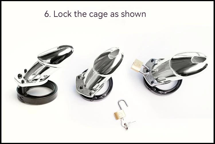 Dispositivo de castidad con llave para pene