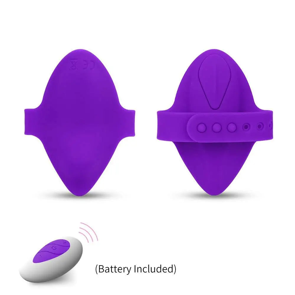 Vibrador de dedos usable con control remoto