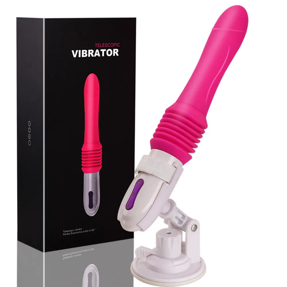 Maquina vibrador con empuje telescopico
