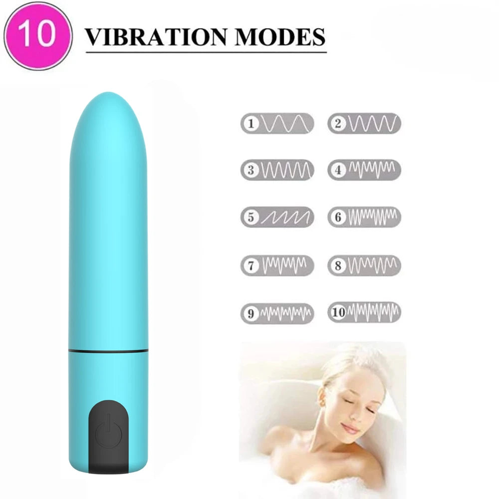 Vibrador bala recargable