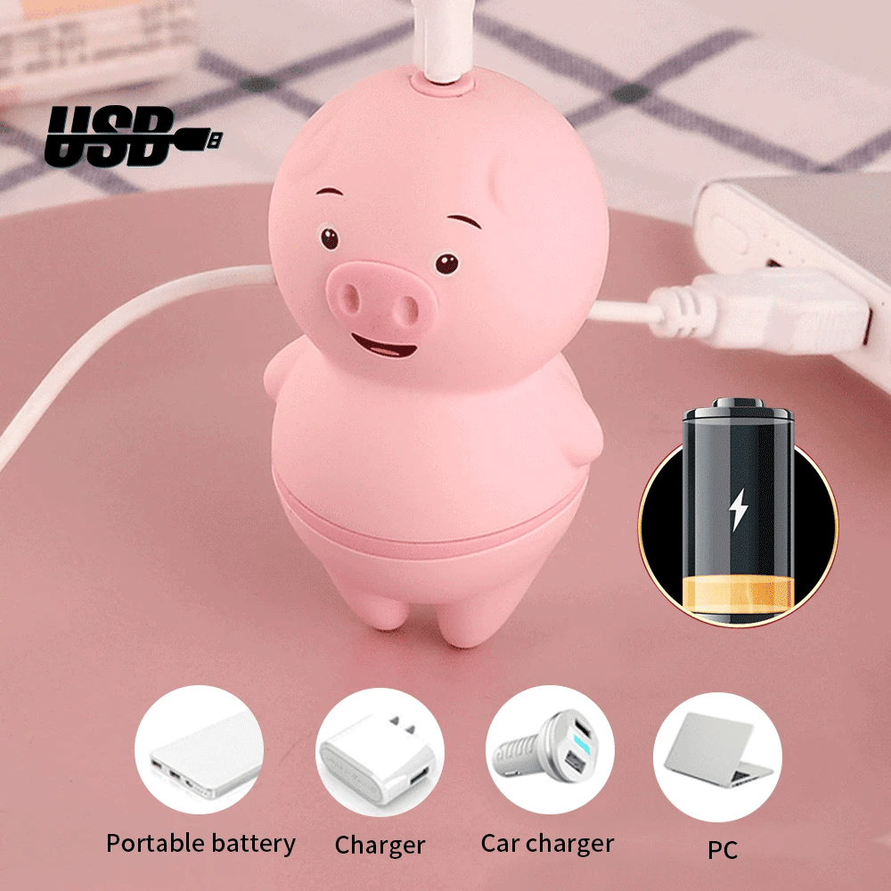 Estimulador chanchito con lengua para clitoris y pezones