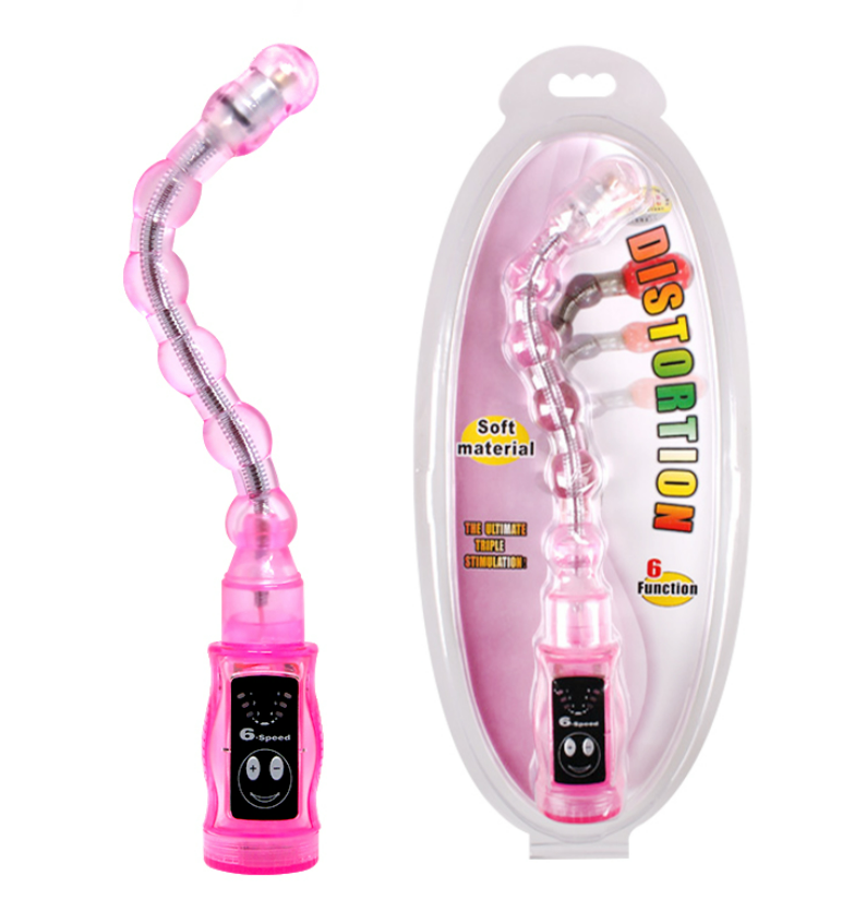 Varita anal vibrador flexible