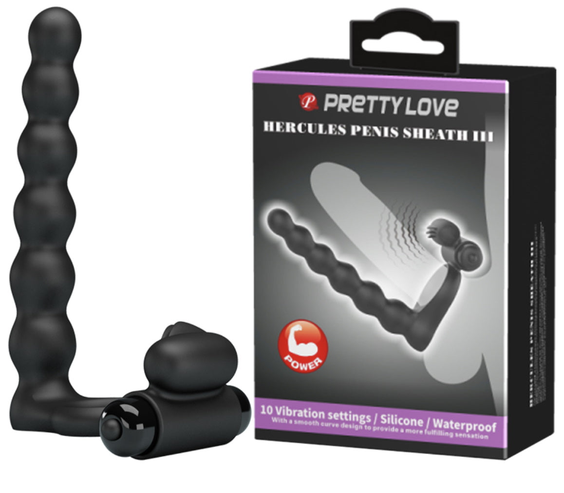 Anillo de pene doble penetracion con vibracion