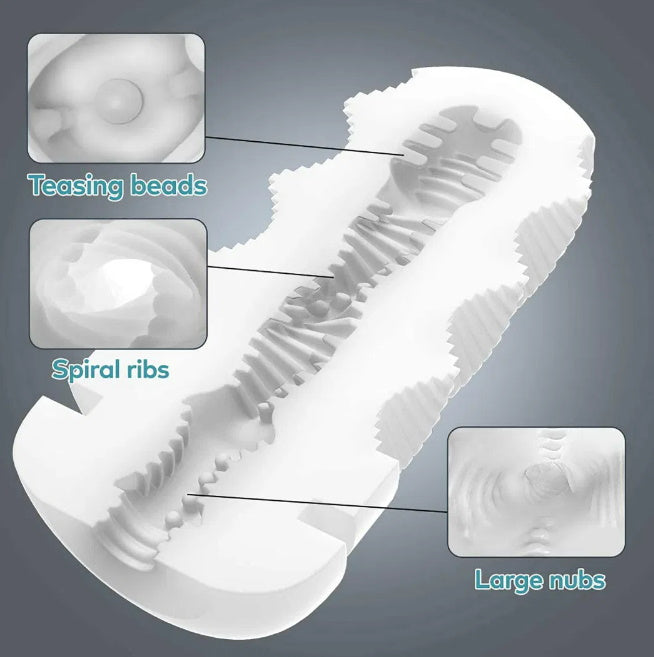 Masturbador masculino con valvula apretador