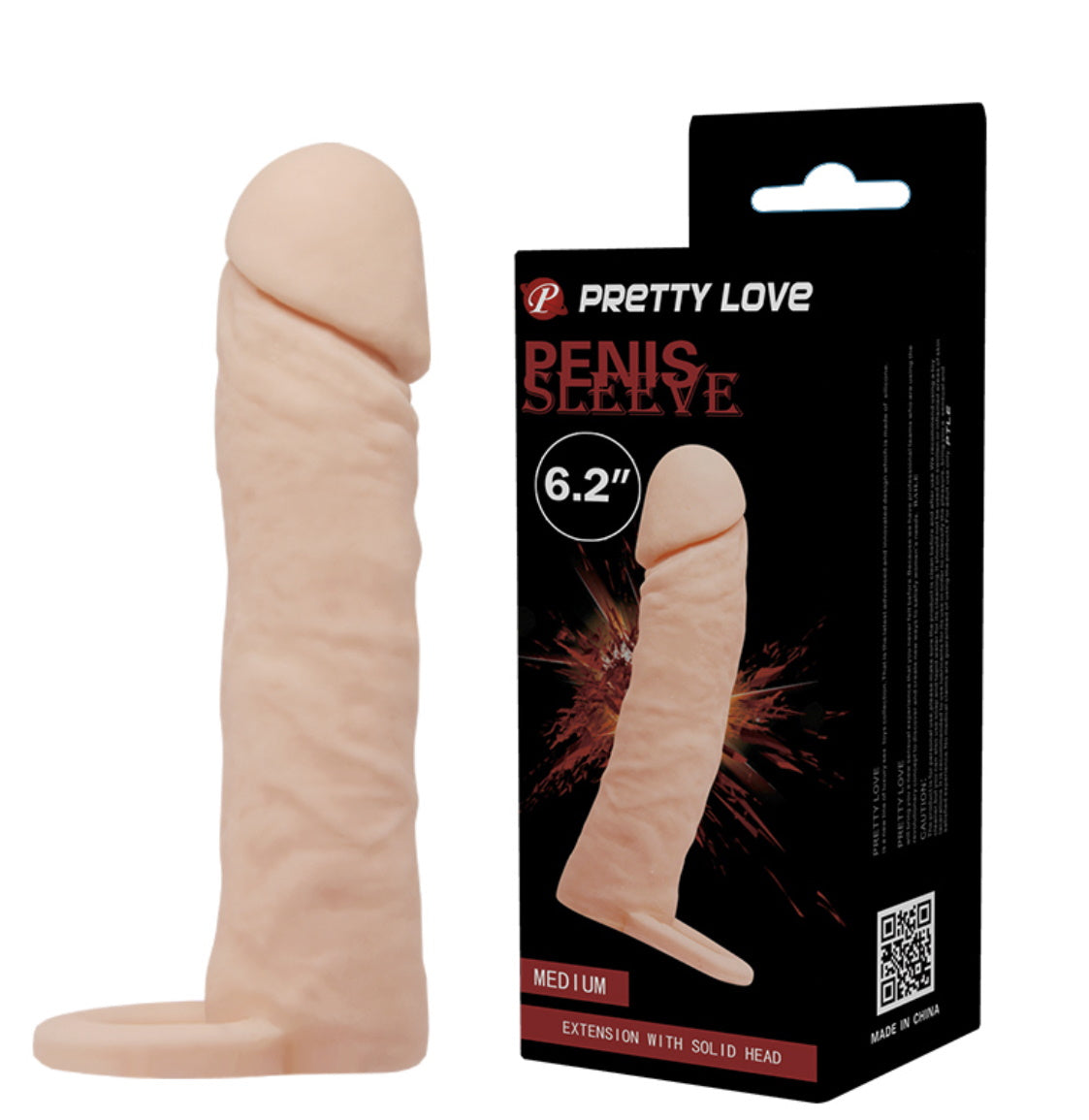 Funda de pene realista / Bigger man