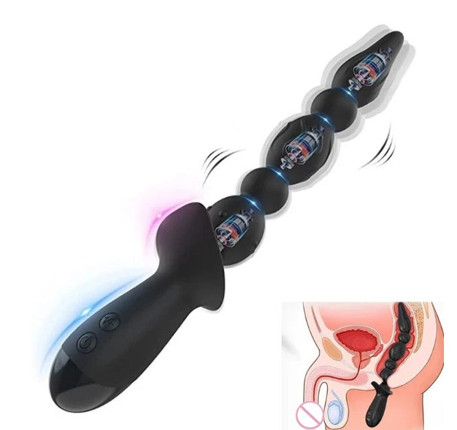 Vara estimulador anal recargable