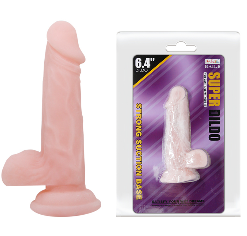 Dildo realista con sopapo / 16.5cms