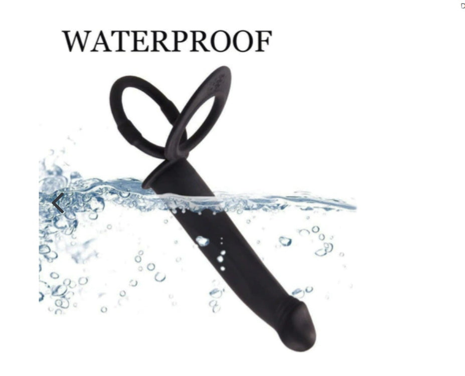 Anillo de pene vibrador doble penetracion