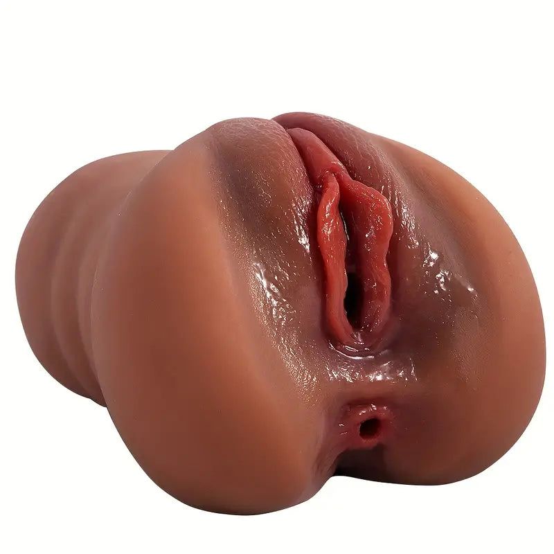 Masturbador realista vaginal y anal