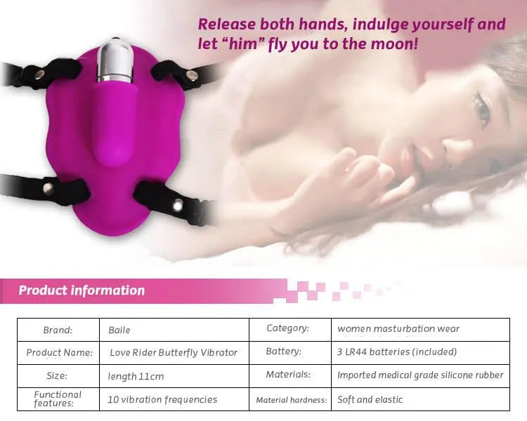 Vibrador ajustable externo Love rider