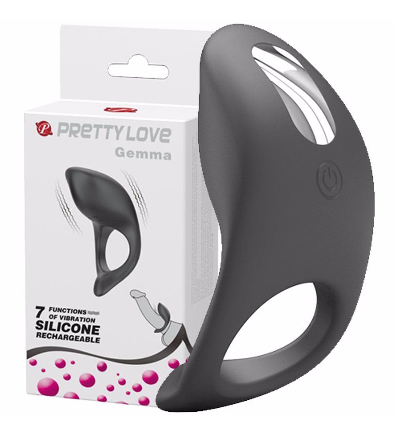 Anillo vibrador con estimulador clitoris / Gemma