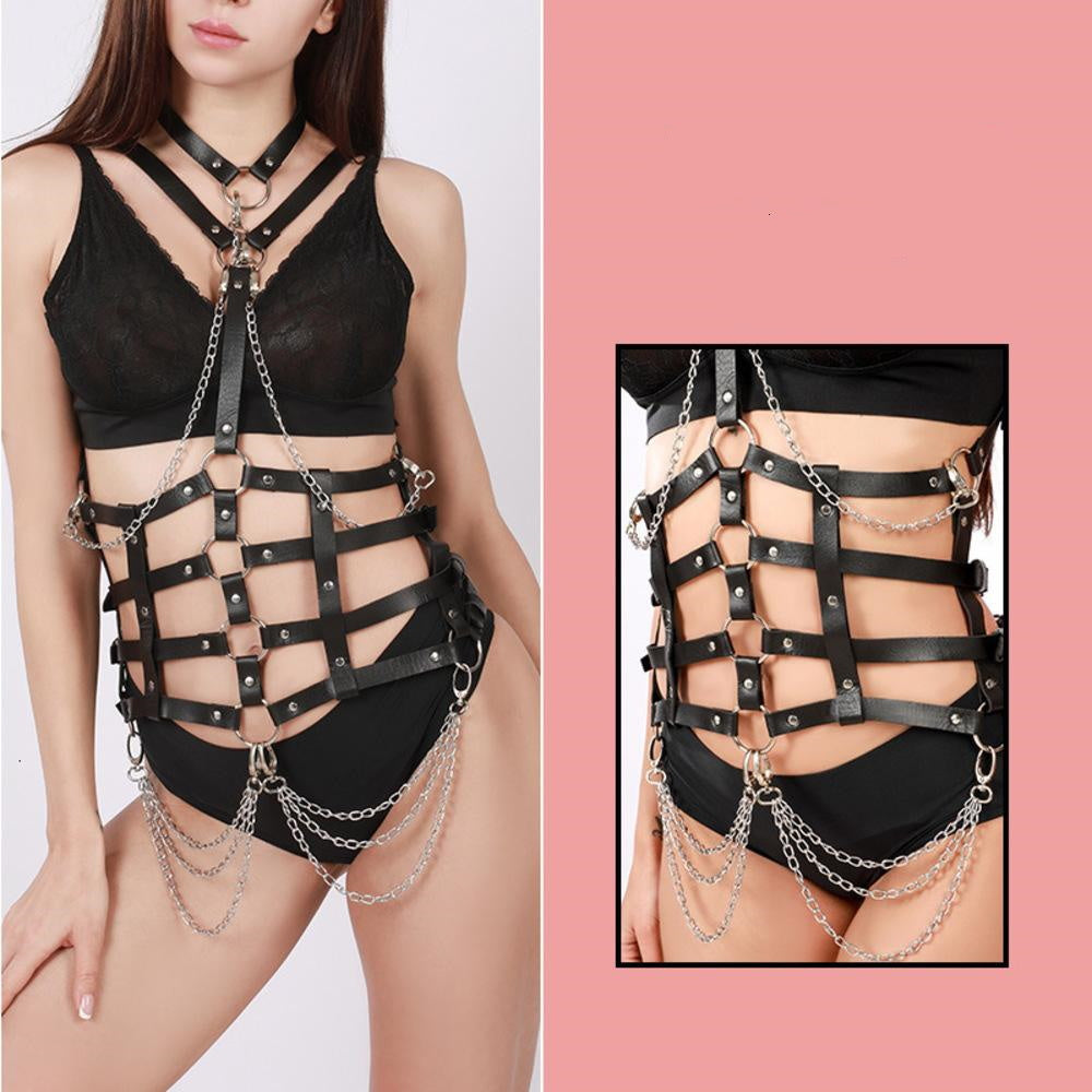 Traje sistema arnes bondaje BDSM - Dark Style