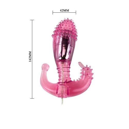 Plug anal vibrador triple estimulacion