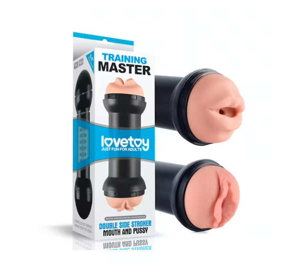 Masturbador copa doble vaginal y oral