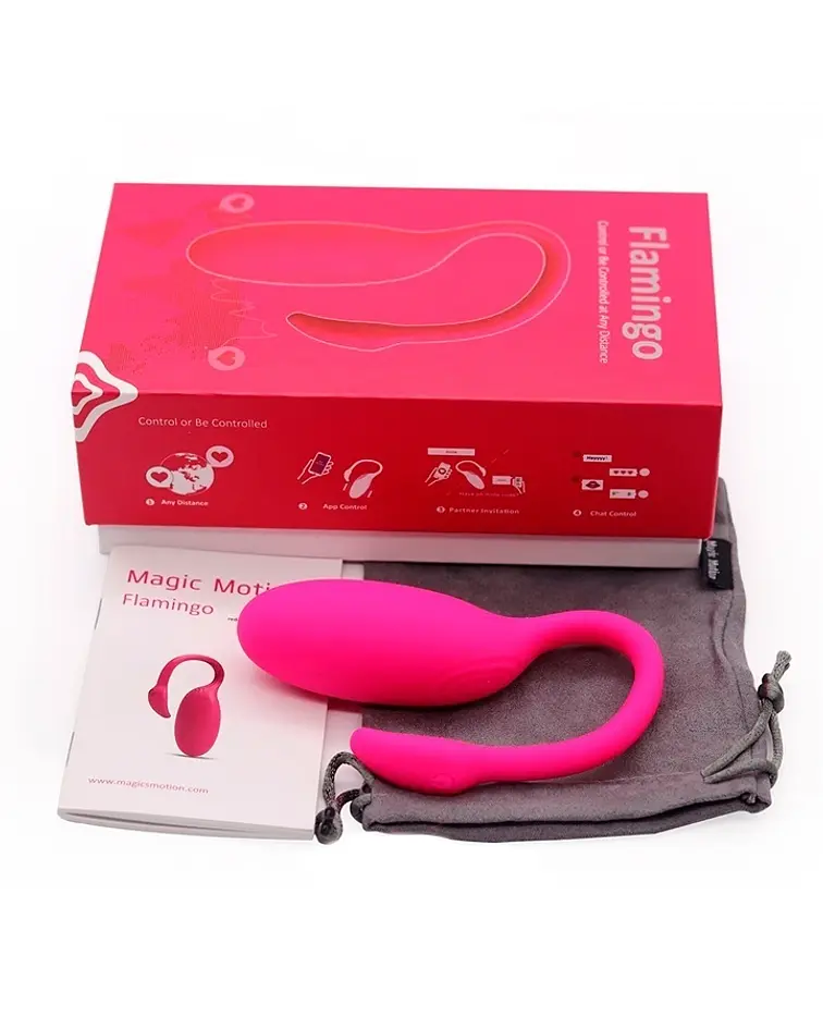 Estimulador pareja a distancia flamingo
