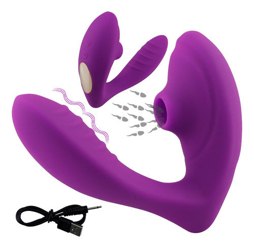Vibrador succionador clitoris