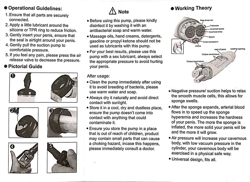 Bomba de vacio con gatillo y masturbador